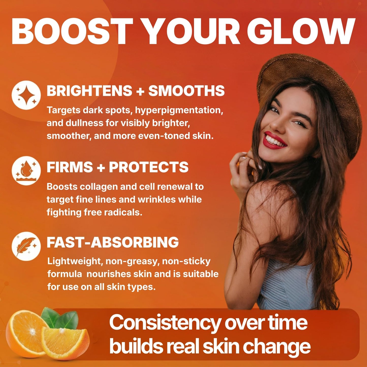 GlowMedik Vitamin C Serum for Face - Illuminating Brightening Serum for Dark Spots - Dark Spot Corrector with Hyaluronic Acid & Vitamin E - Fine Lines & Wrinkles, Sensitive Skin, Made in USA 1 fl oz - dailyvitalstore