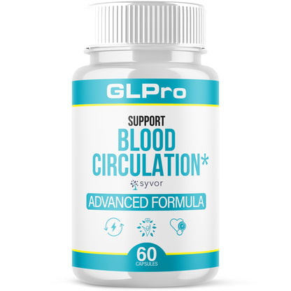 GLPro Blood Capsules, Official GLPro Blood Health Support Pills with All Natural Ingredients, Advanced Formula Supplement with Maximum Strength Premium Vitamins for Women and Men (60 Capsules) - dailyvitalstore