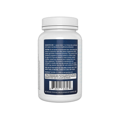 Gluctose Blood Health Support Supplement - Advanced Formula for Men & Women - Chromium, Magnesium, Alpha Lipoic Acid, Bitter Melon, Gymnema - 90 Day Supply / 90 Capsules - dailyvitalstore