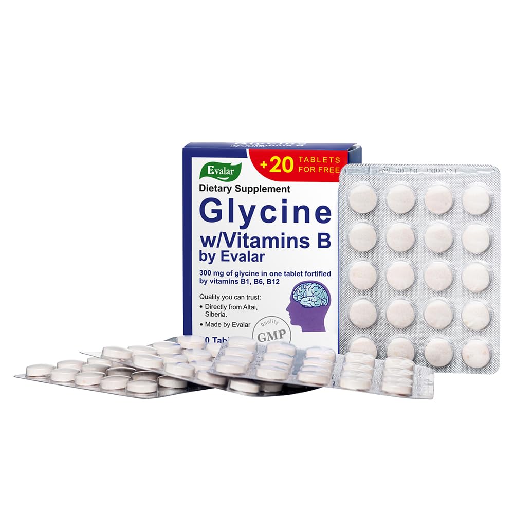 Glycine Forte Evalar 60 Tabs - dailyvitalstore