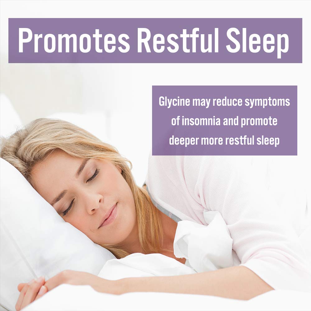 Glycine Powder (2 lbs) - Promotes Restful Sleep, Muscle Energy and Strength, Memory and Cognition Support (Resealable Bag) - dailyvitalstore