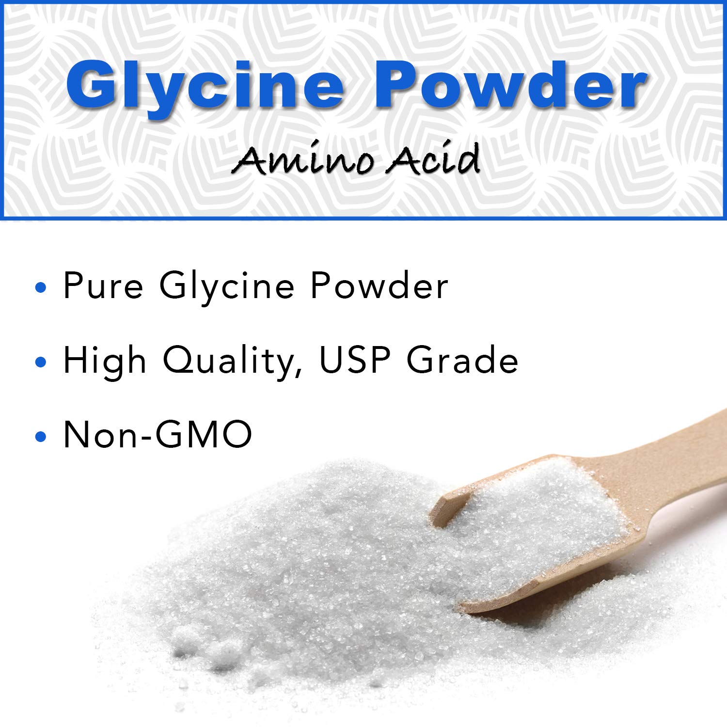Glycine Powder (2 lbs) - Promotes Restful Sleep, Muscle Energy and Strength, Memory and Cognition Support (Resealable Bag) - dailyvitalstore