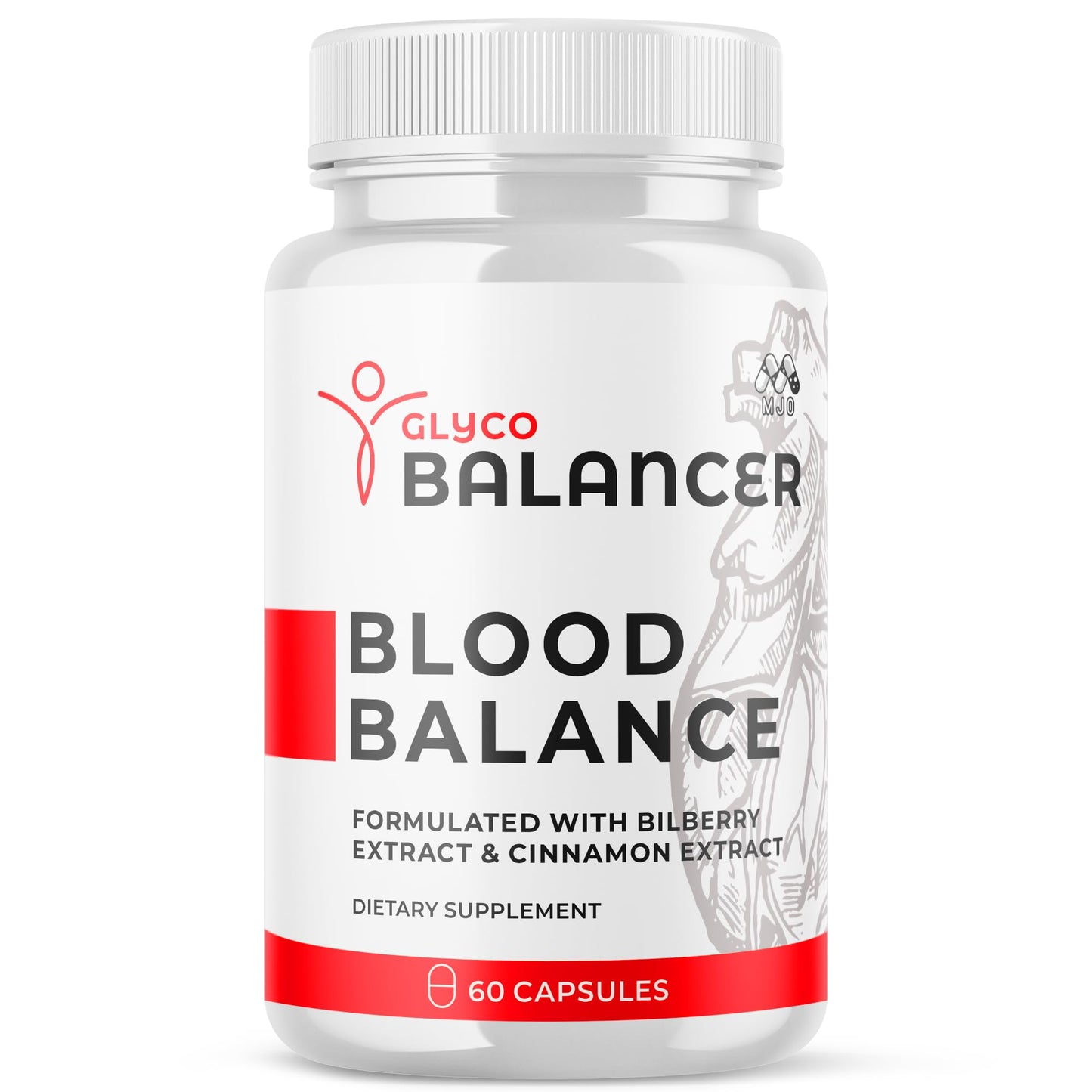 Glyco Balancer Capsules, Official GlycoBalancer Health Support Pills With All Natural Ingredients, Glyco Balancer Advanced Health & Wellness Support with Premium Vitamins for Women & Men (60 Capsules) - dailyvitalstore