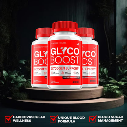 Glyco Boost Capsules – GlycoBoost Advanced Supplement, All Natural Formula to Maintain Healthy Levels, Maximum Strength Formula, Glyco Boost Pills Reviews (3 Pack - 180 Capsules) - dailyvitalstore