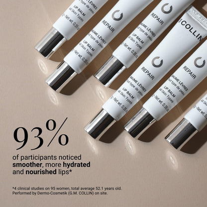 G.M. COLLIN Repair Lip Balm | Hydrating Treatment for Dry or Chapped Lips | Moisturizing Shea Butter to Soothe and Soften - dailyvitalstore