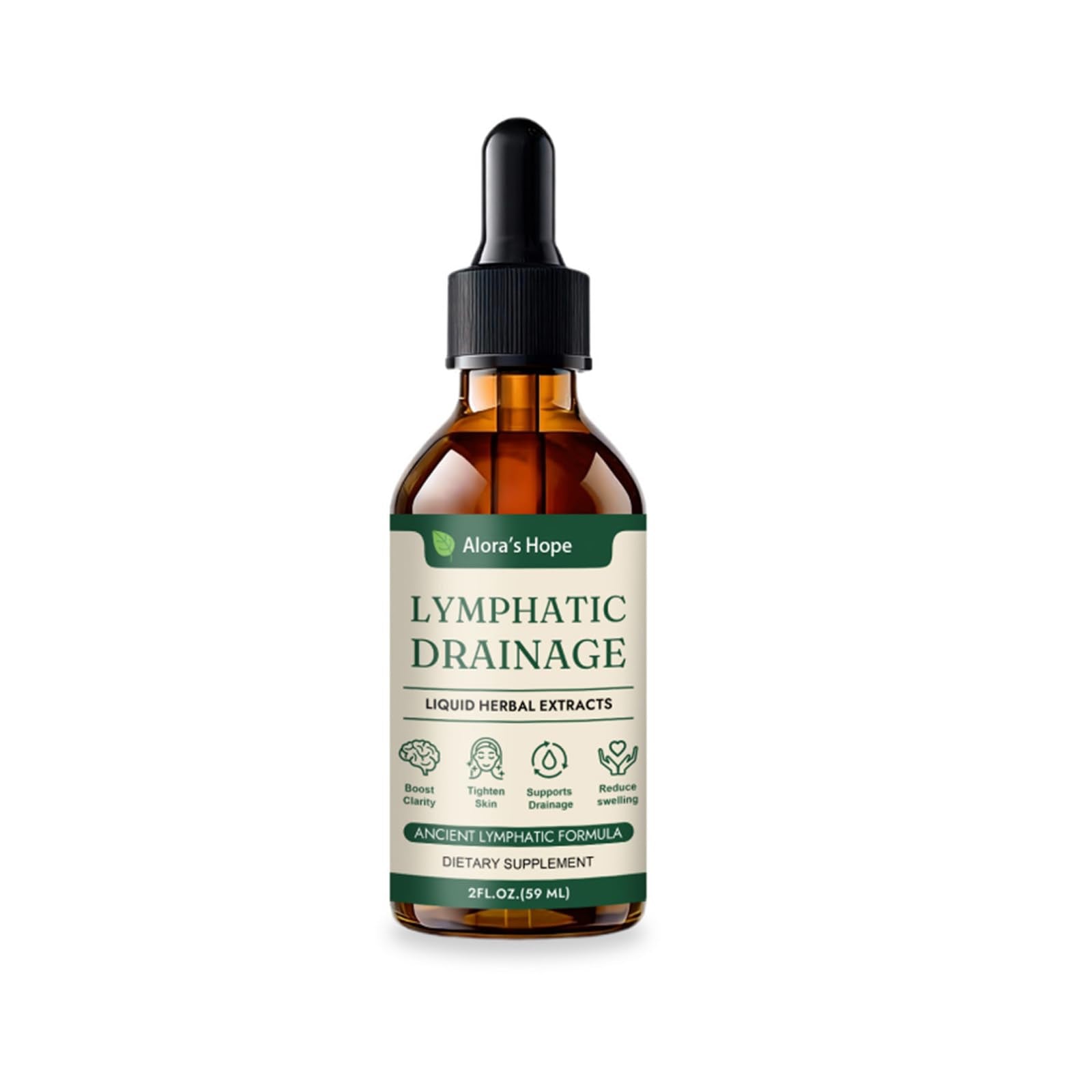 gmpdose Alora Lymphatic Drainage Drops, Promotes The Efficient Drainage of The Lymphatic System to Promote Overall Health 2 fl oz (1pc) - dailyvitalstore