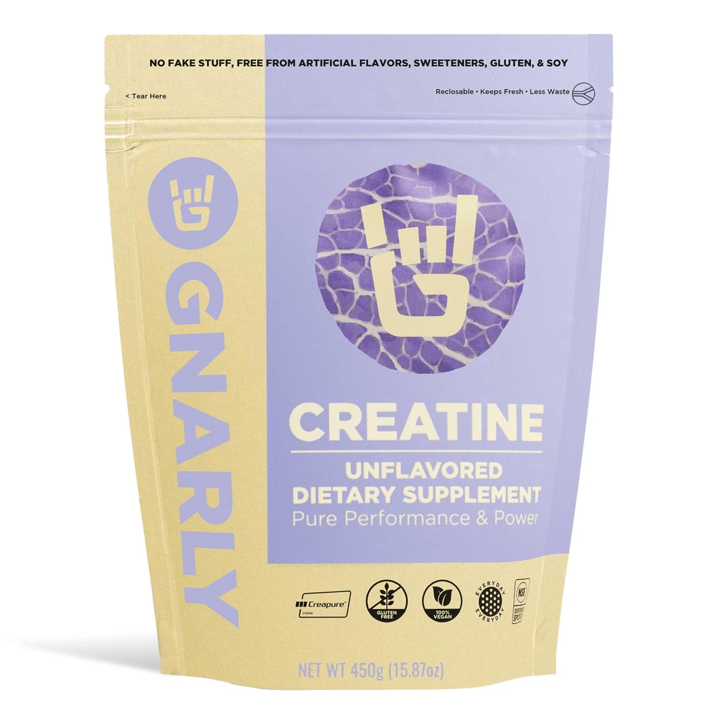 Gnarly Nutrition Creatine Powder – Creapure, Vegan Creatine Supplement – NSF Sport Certified, Optimized Recovery – Sports Nutrition - dailyvitalstore
