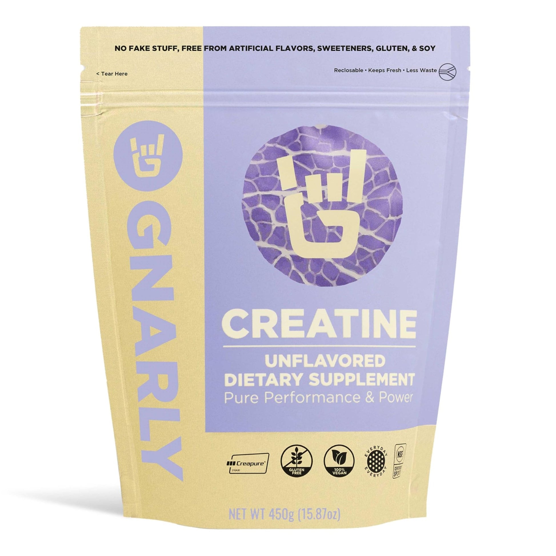 Gnarly Nutrition Creatine Powder – Creapure, Vegan Creatine Supplement – NSF Sport Certified, Optimized Recovery – Sports Nutrition - dailyvitalstore