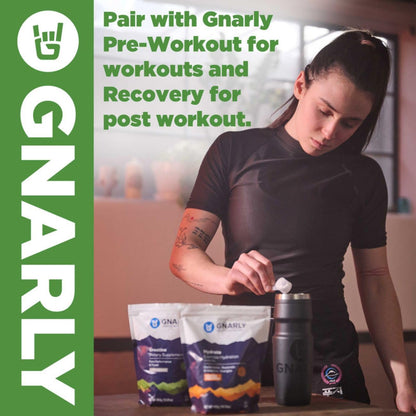 Gnarly Nutrition Greens Superfood Powder – Lemon Mint Performance Super Greens Powder – NSF Contents Certified – Organic, Probiotics & Essential Micronutrients - Lemon Mint, 11.64 oz - dailyvitalstore