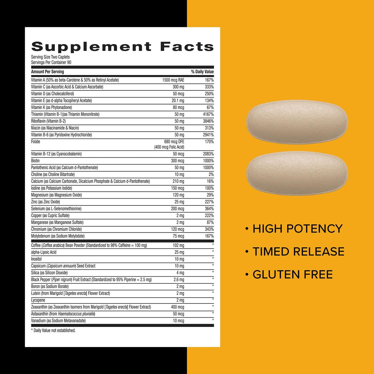 GNC Mega Men Energy & Metabolism Multivitamin | Antioxidants and Increased Calorie Burning | 180 Count - dailyvitalstore
