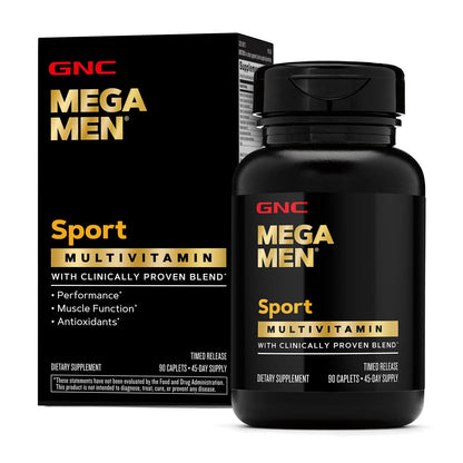GNC Mega Men Sport Multivitamin | Performance, Muscle Function, and General Health | 90 Count - dailyvitalstore