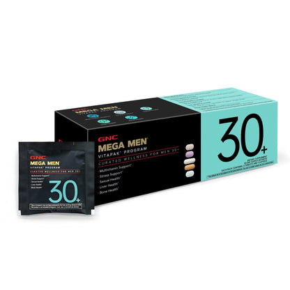 GNC Men's 30+ Vitapak Program | 5-in-1 Daily Multivitamins and Minerals | Supports Healthy Bones and Stress Relief | 30 Servings - dailyvitalstore