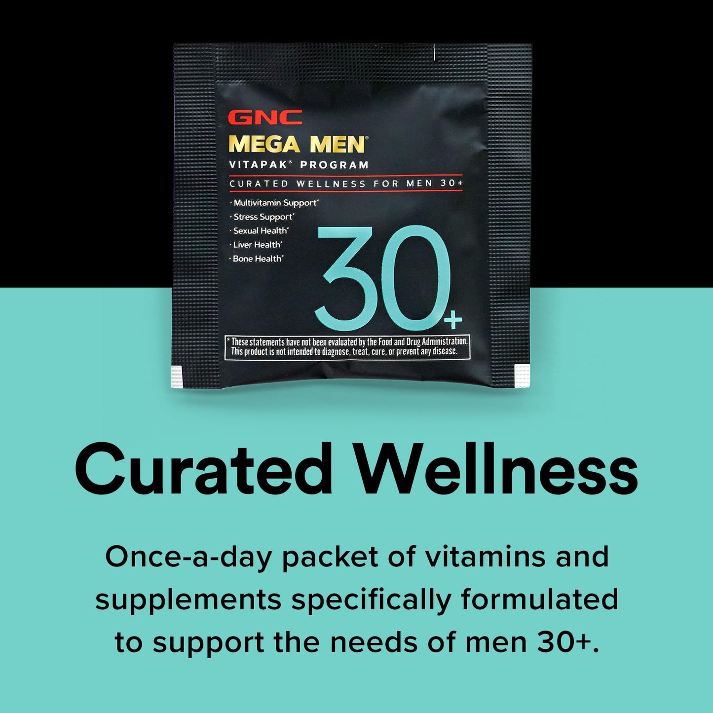 GNC Men's 30+ Vitapak Program | 5-in-1 Daily Multivitamins and Minerals | Supports Healthy Bones and Stress Relief | 30 Servings - dailyvitalstore