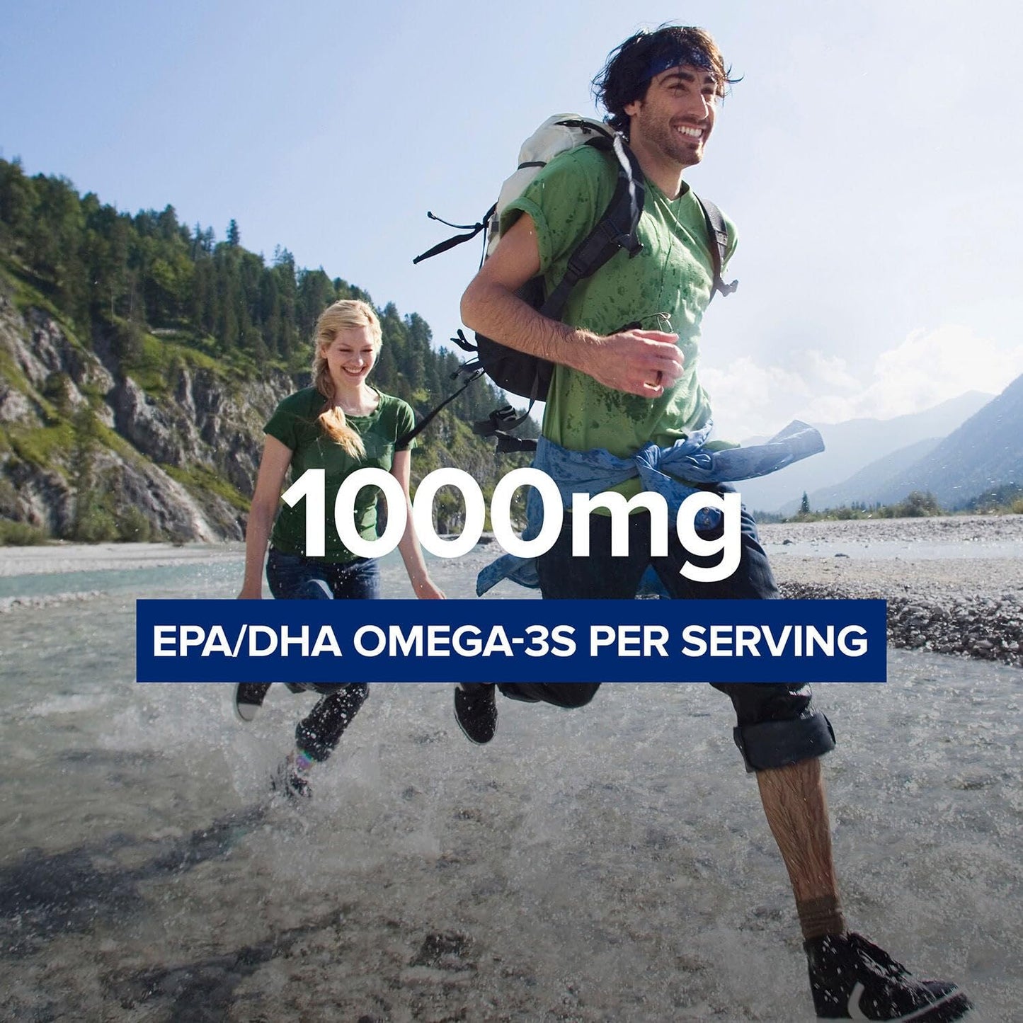 GNC Triple Strength Fish Oil Omega 3 Supplement, 1000mg EPA and DHA, Supports Heart , Skin, Eye and Joint Health, 60 Softgels - dailyvitalstore