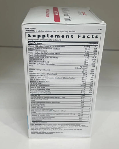 GNC Women's Multivitamin Active Without Iron, Supports an Active Lifestyle, 30+ Nutrient Formula, Promotes Bone & Joint Health - dailyvitalstore