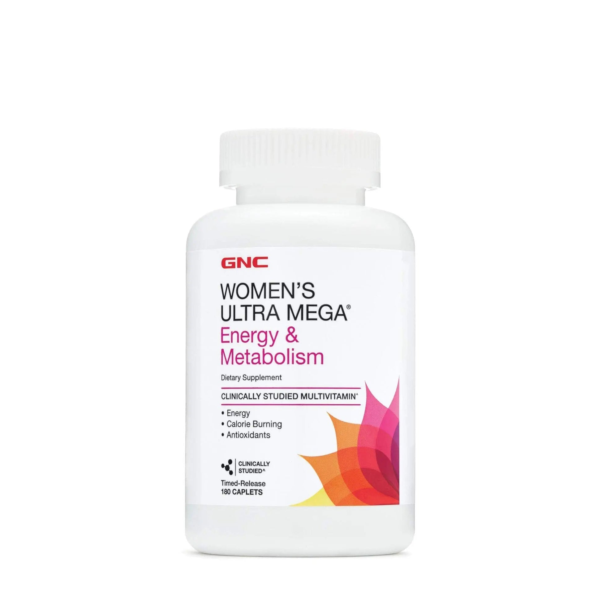 GNC Womens Ultra Mega Energy and Metabolism Multivitamin for Women, 180 Count, for Increased Energy, Metablism, and Calorie Burning - dailyvitalstore