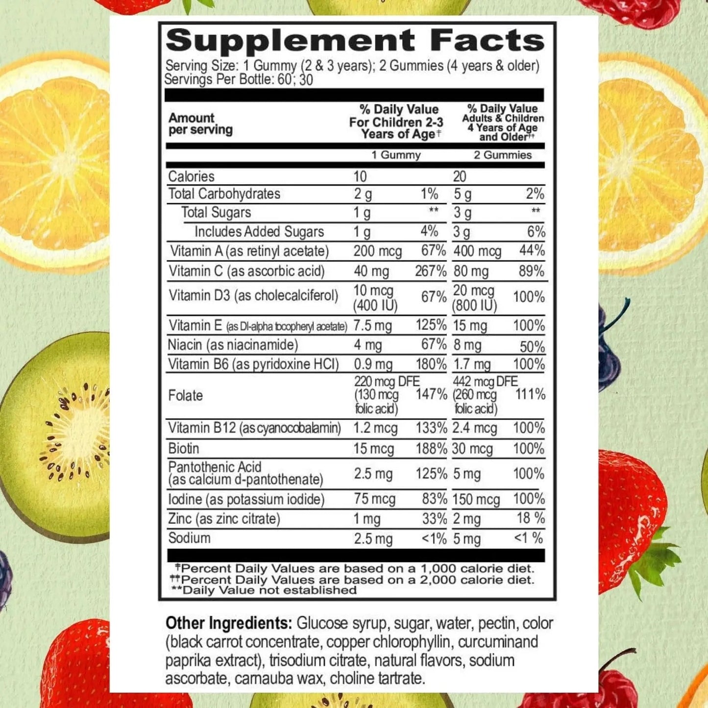 Go Healthy Kids Multivitamin Gummies, Immune Support, Kids Vitamin Gummies, Kosher Kid Vitamin, Halal - dailyvitalstore