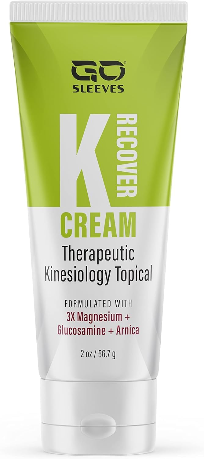 Go Sleeves Sports Recovery Cream - Concentrated Muscle and Joint Recovery Lotion – Magnesium Chloride Cream with Arnica for Muscle Pain and Stiffness from Running, Exercise, Backache – 2 Ounces - dailyvitalstore