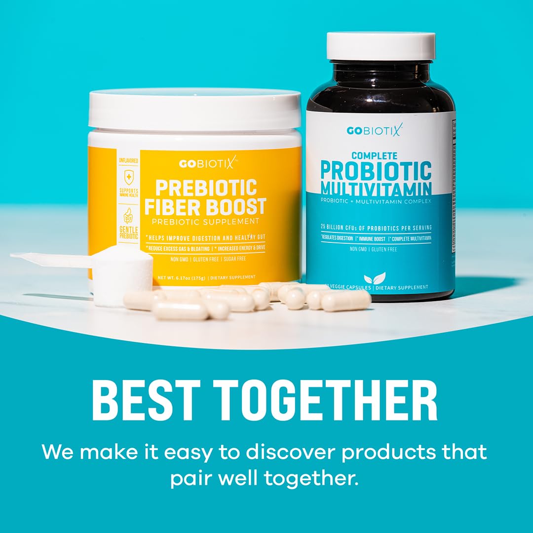GOBIOTIX Multivitamin with Probiotics and Digestive Enzymes - 25 Billion CFU - Digestive Health, Probiotics - dailyvitalstore