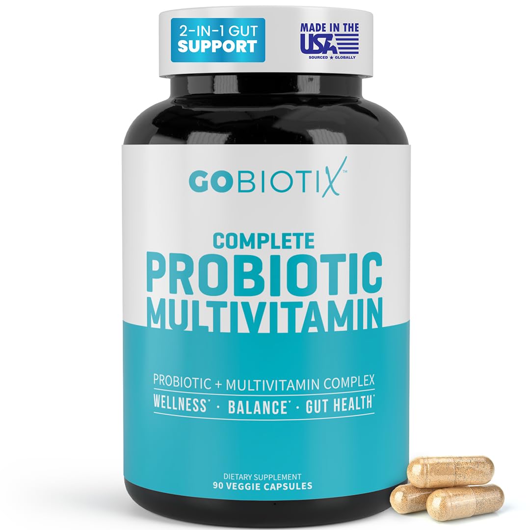 GOBIOTIX Multivitamin with Probiotics and Digestive Enzymes - 25 Billion CFU - Digestive Health, Probiotics - dailyvitalstore