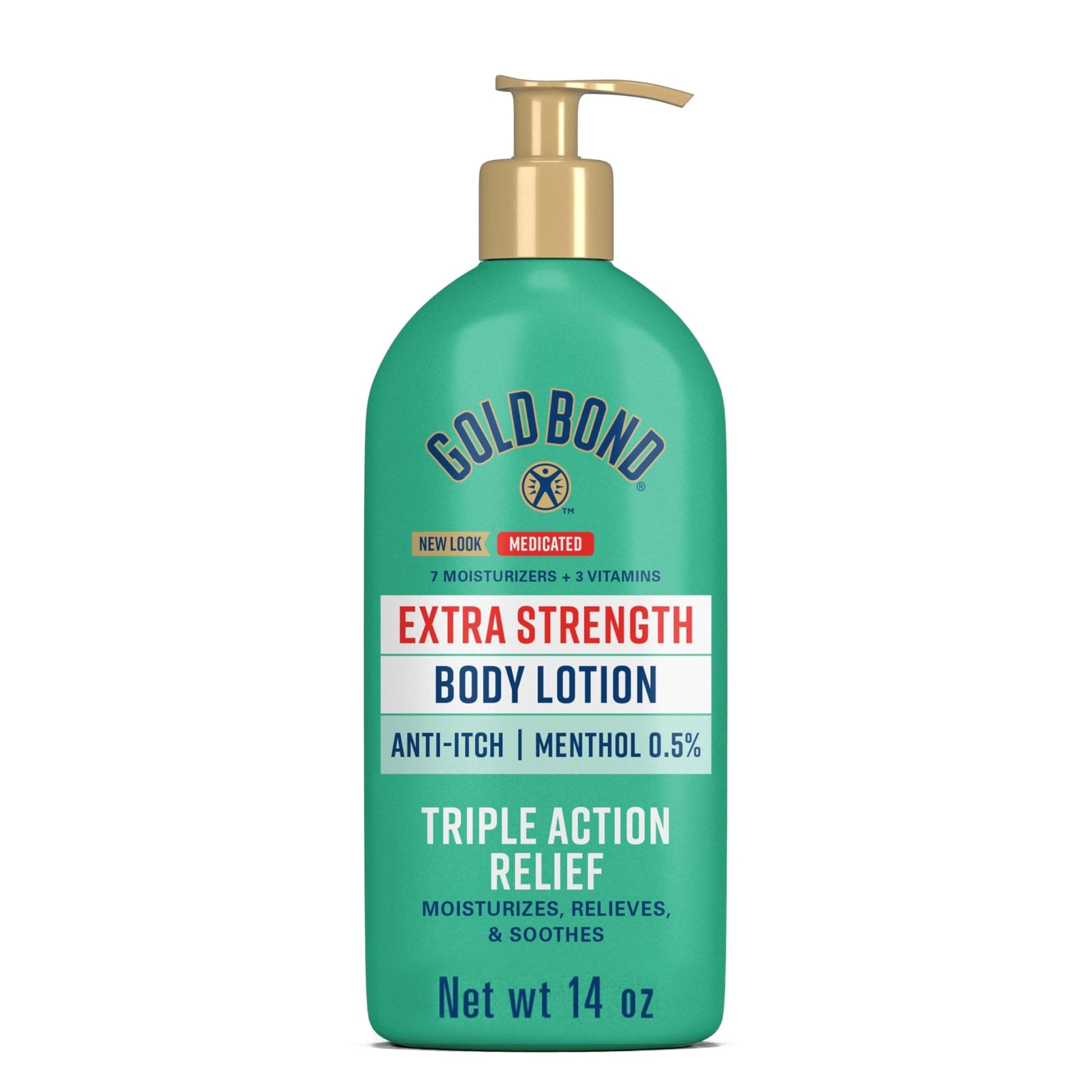 Gold Bond Medicated Extra Strength Body Lotion, Moisturizes, Relieves & Soothes, 14 oz Lotion - dailyvitalstore