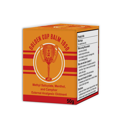 Golden Cup Balm Yellow Herbal Thai Ointment 50g - dailyvitalstore