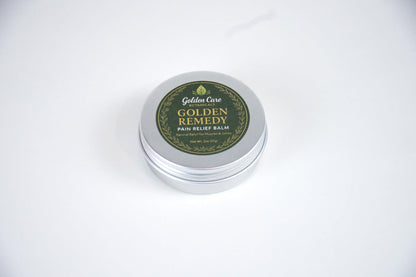 Golden Remedy Pain Balm - Topical Analgesic with Menthol & Camphor - Fast Acting Cooling Formula - dailyvitalstore