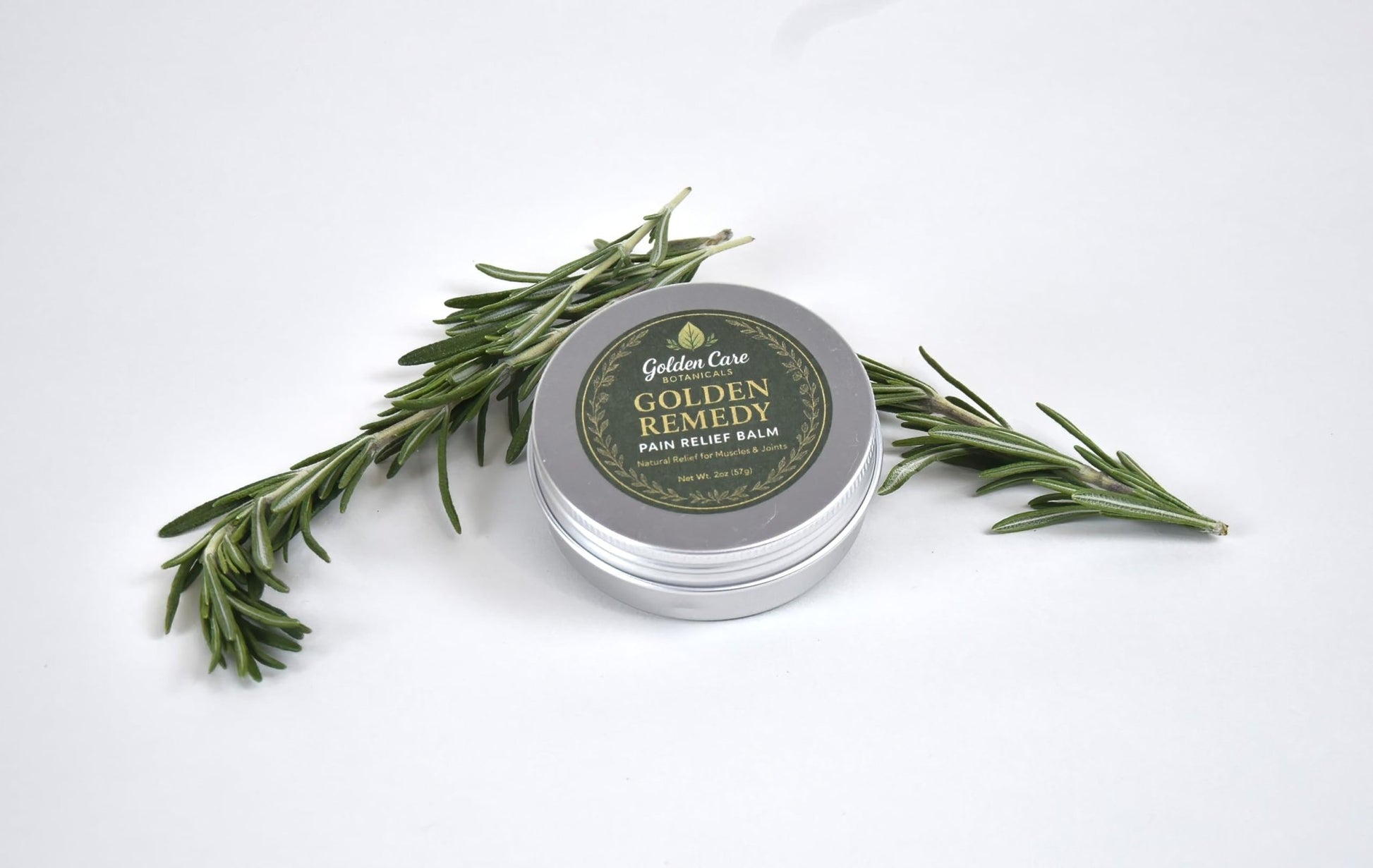 Golden Remedy Pain Balm - Topical Analgesic with Menthol & Camphor - Fast Acting Cooling Formula - dailyvitalstore