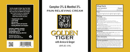 Golden Tiger Pain Relief Cream1 Gallon - dailyvitalstore