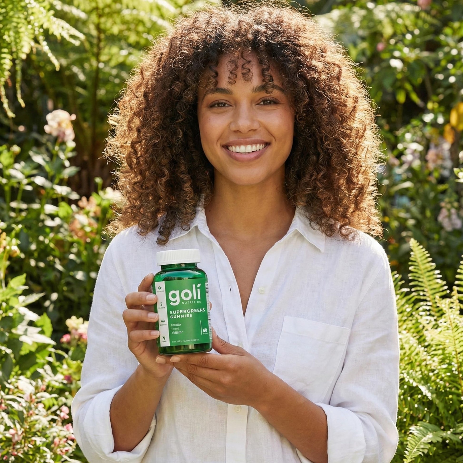 Goli Supergreens Gummies with Probiotics - Artichoke Leaf Extract, Spirulina, Kale, Vitamins A, B6, B12 - Vegan, Gluten-Free, Non-GMO - dailyvitalstore