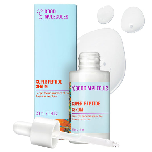 Good Molecules Super Peptide Serum - Anti-aging Facial Serum with Peptides and Copper Tripeptides to Plump and Firm - dailyvitalstore