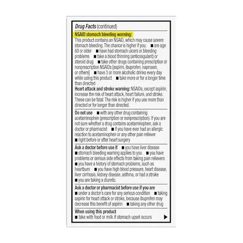 GoodSense Dual Action Acetaminophen and Ibuprofen (NSAID) Tablets, 250 mg/125 mg, Back Pain, 18 Count - dailyvitalstore