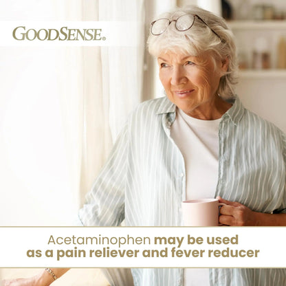 GoodSense Extra Strength Pain Relief, Acetaminophen Caplets, 500 mg, 500 Count - dailyvitalstore