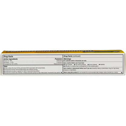 GoodSense Hemorrhoidal Ointment, Phenylephrine HCl, Petrolatum, Mineral oil, Relief from Burning, Itching and Discomfort of Hemorrhoids, 2 Ounces - dailyvitalstore