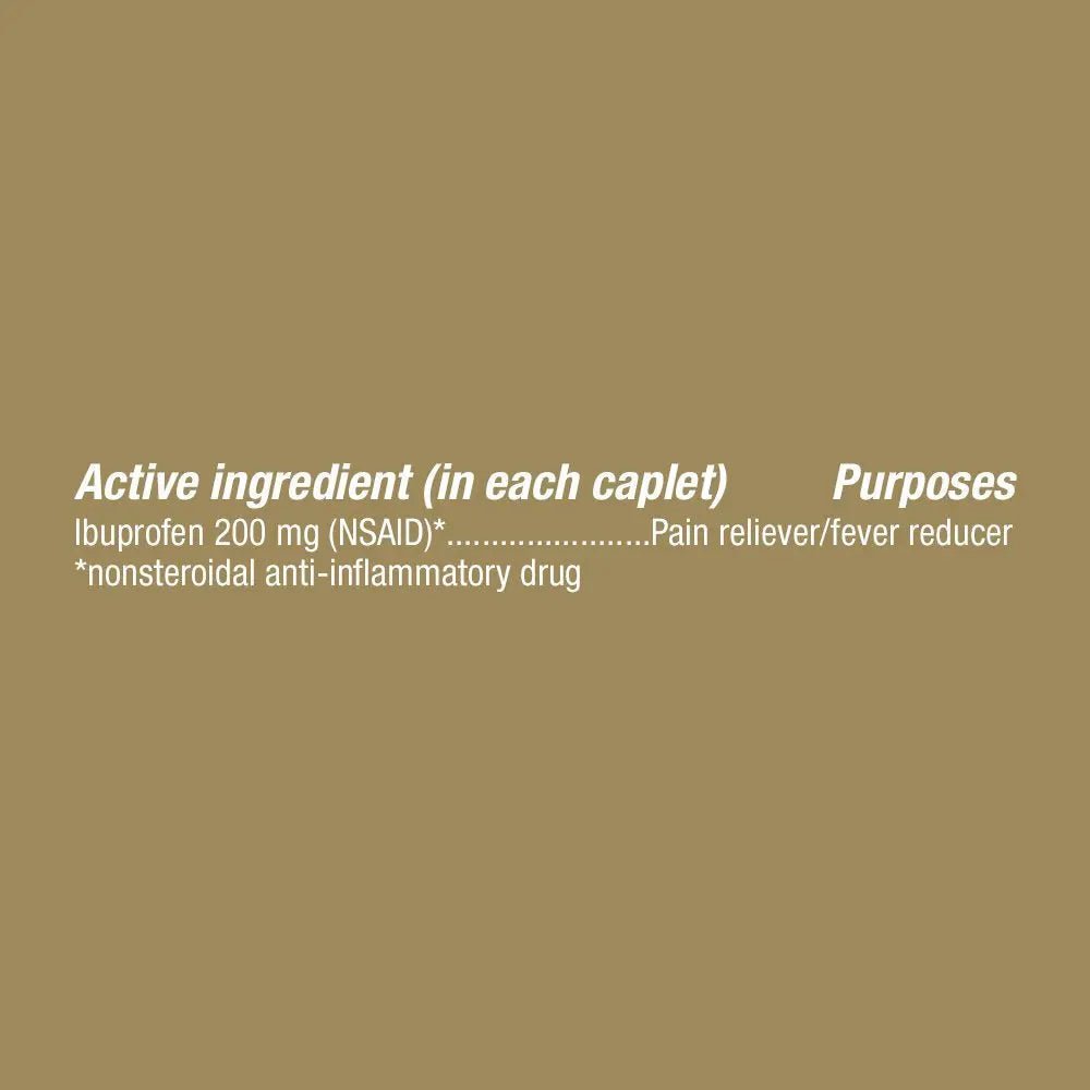 GoodSense Ibuprofen Pain Reliever/Fever Reducer Caplets, 200 mg, 50-Count - dailyvitalstore