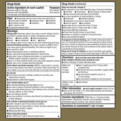 GoodSense Naproxen Sodium Tablets, 220 mg, 400 Count - dailyvitalstore