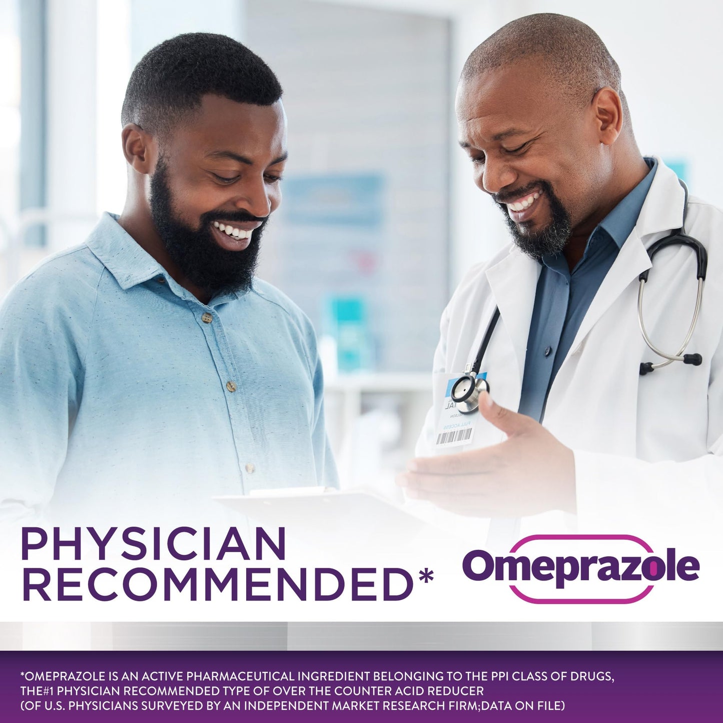 GoodSense Omeprazole Delayed Release Tablets 20 mg, Stomach Acid Reducer for Frequent Heartburn Treatment, 42 Count - dailyvitalstore