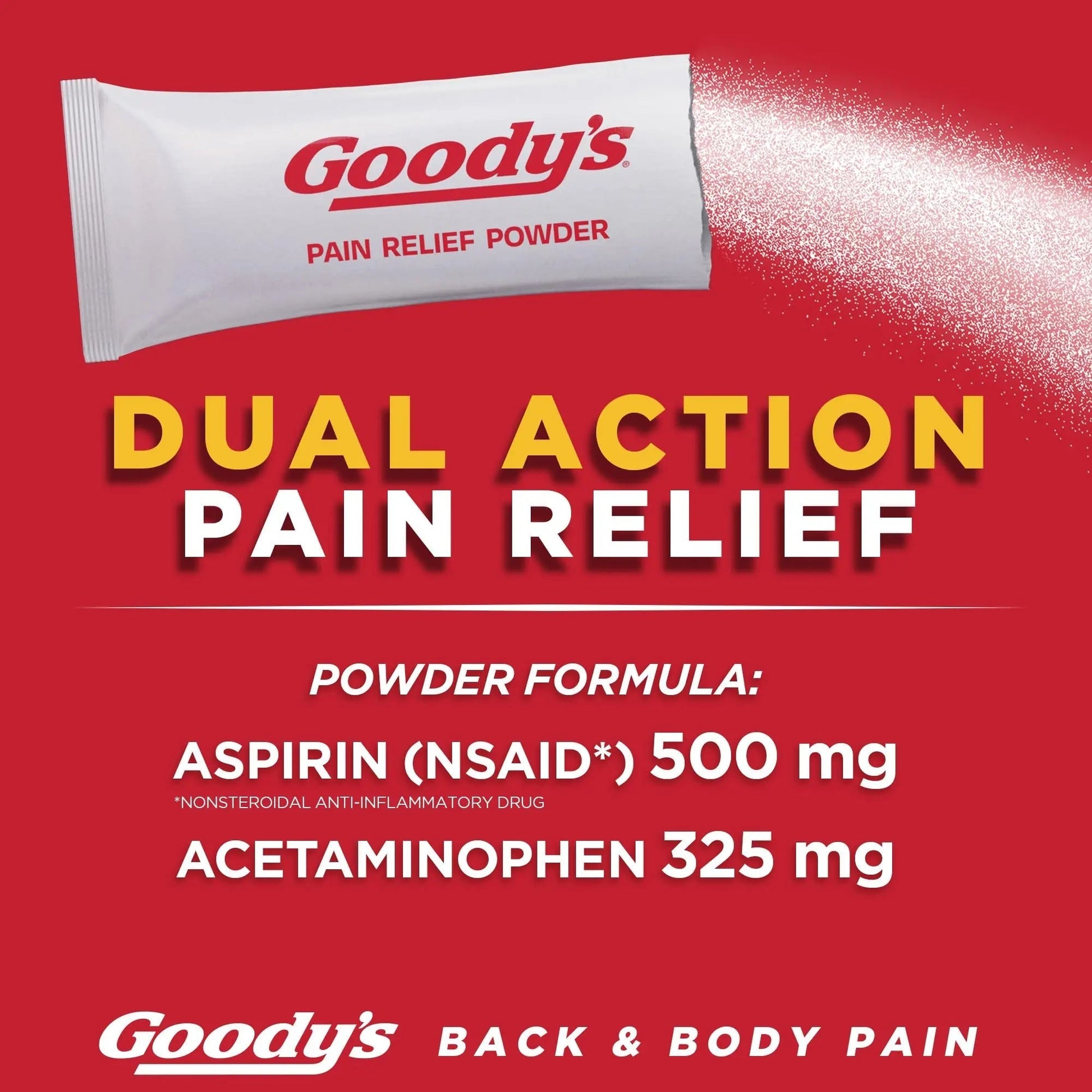 Goody's Back and Body Pain Relief Powder, 24 ct (Pack of 1) - dailyvitalstore