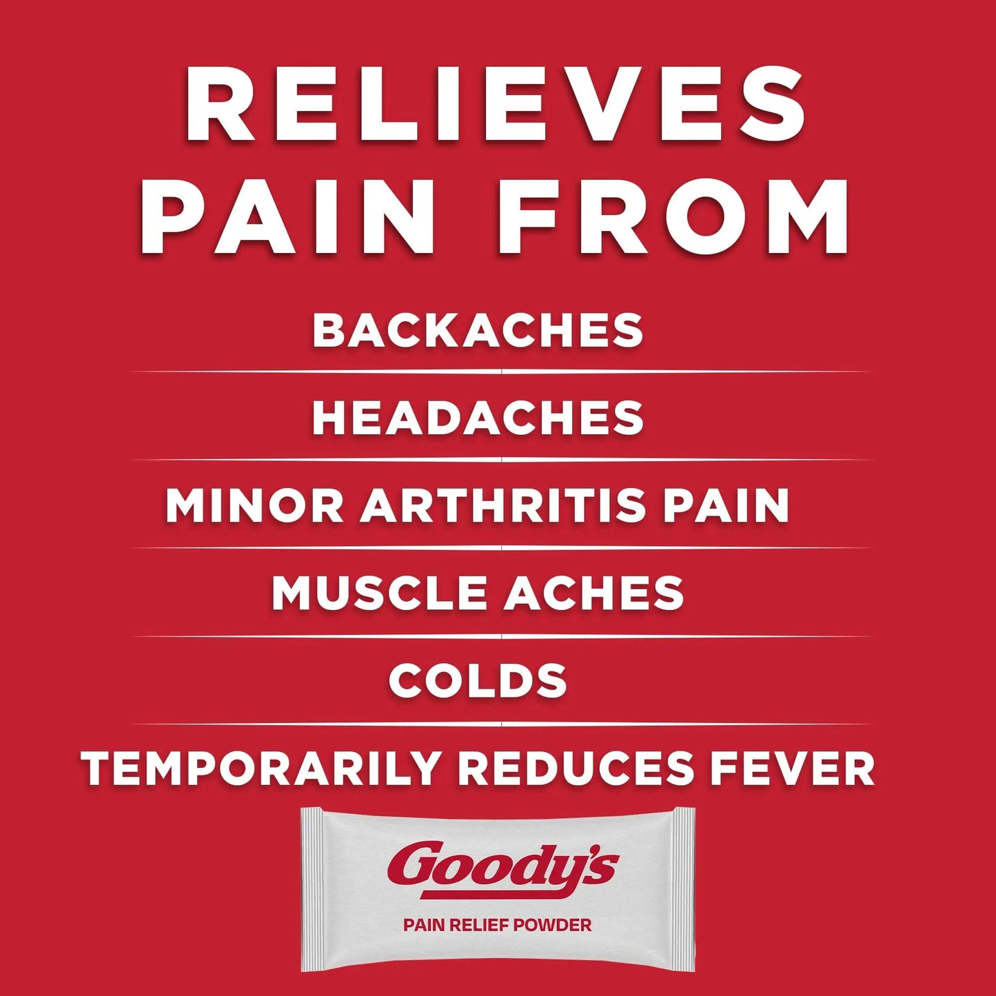 Goody's Back and Body Pain Relief Powder, 24 ct (Pack of 1) - dailyvitalstore