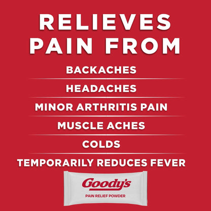 Goody's Back and Body Pain Relief Powder, 24 ct (Pack of 1) - dailyvitalstore