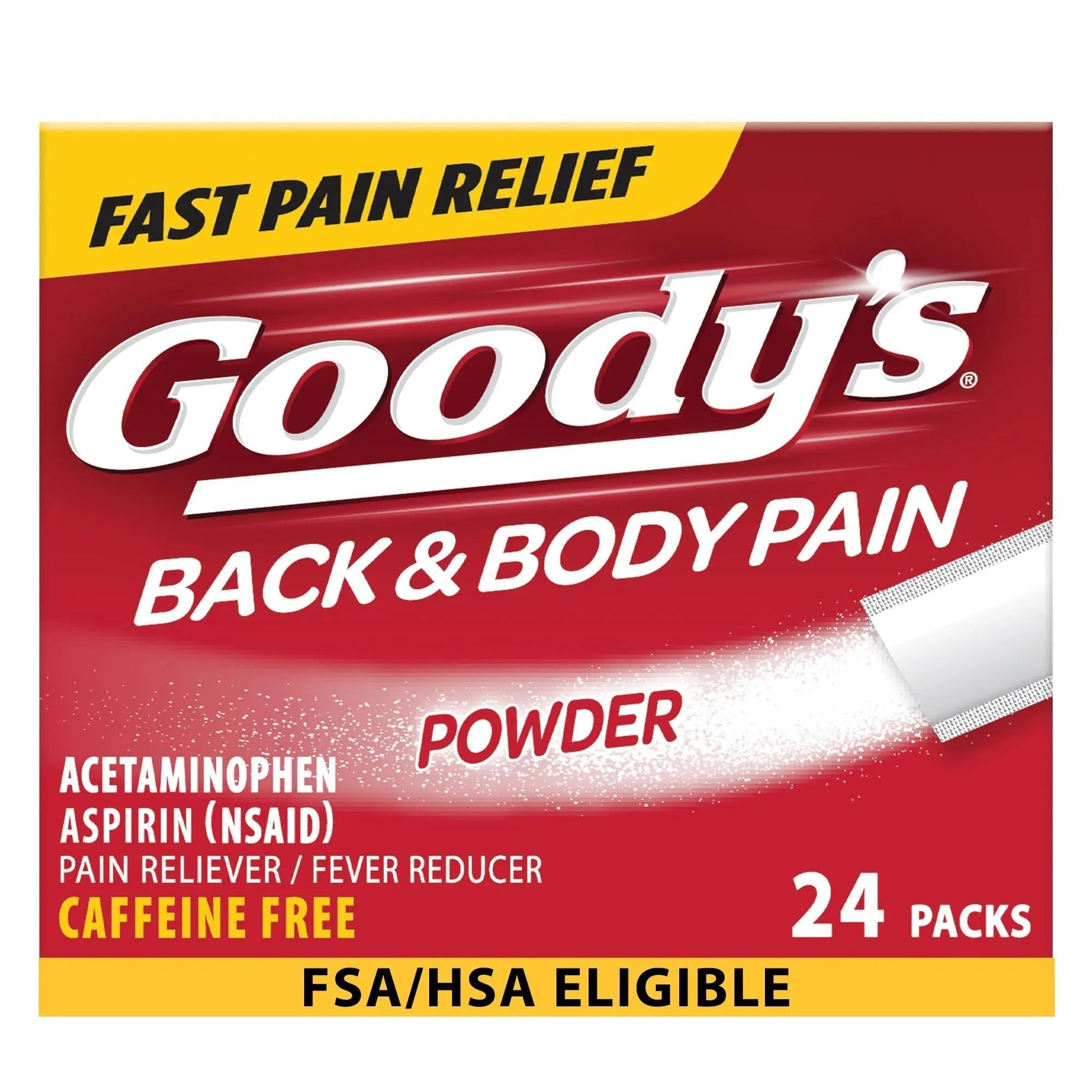 Goody's Back and Body Pain Relief Powder, 24 ct (Pack of 1) - dailyvitalstore