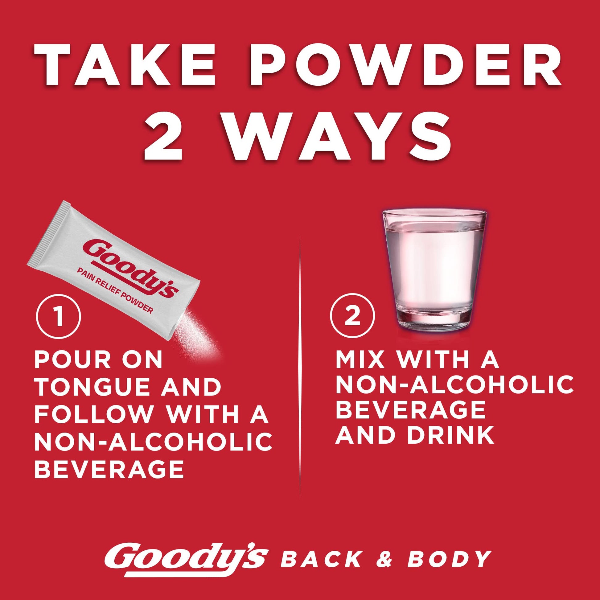 Goody's Back and Body Pain Relief Powder, 24 ct (Pack of 4) - dailyvitalstore