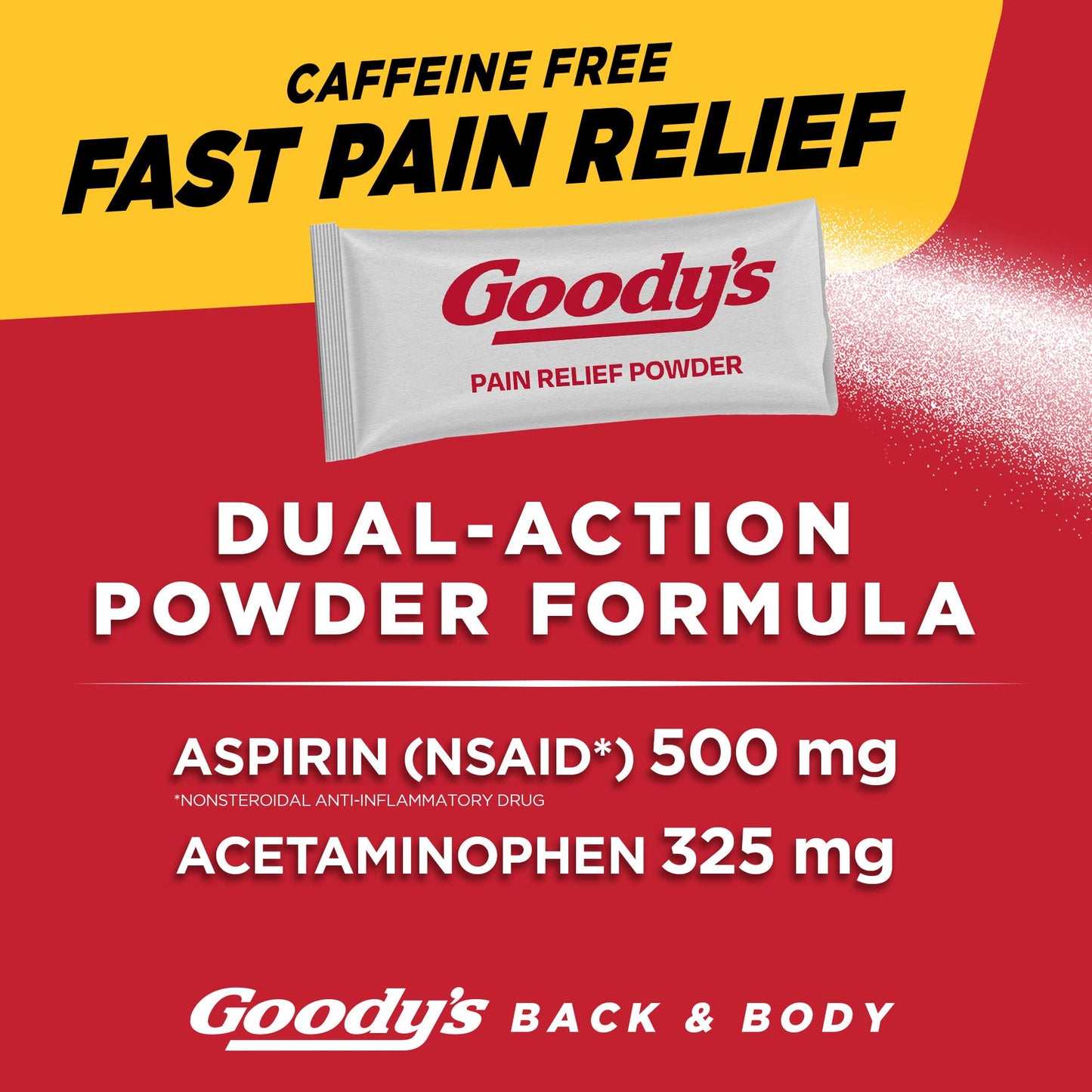 Goody's Back and Body Pain Relief Powder, 24 ct (Pack of 4) - dailyvitalstore