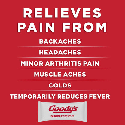 Goody's Back and Body Pain Relief Powder, 24 ct (Pack of 4) - dailyvitalstore