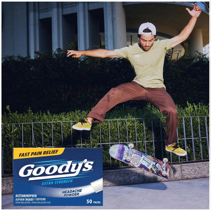 Goody's Extra Strength Headache Powders 50 ea (Pack of 6) - dailyvitalstore