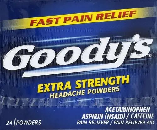 Goody's Extra Strength Powders | Fast Pain Relief | Aspirin & Caffeine | 24 Count - dailyvitalstore