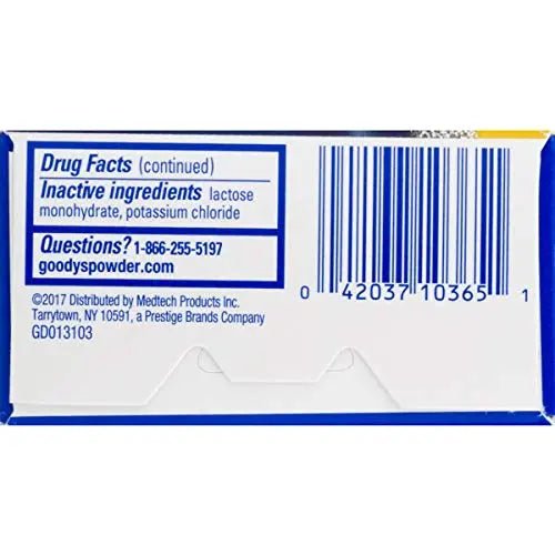 Goody's Extra Strength Powders | Fast Pain Relief | Aspirin & Caffeine | 24 Count - dailyvitalstore
