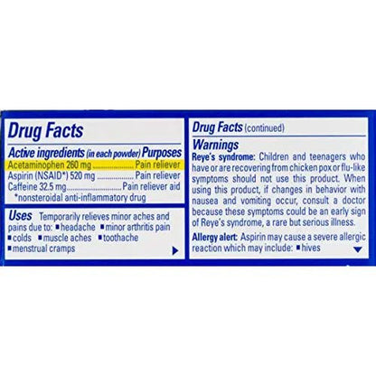 Goody's Extra Strength Powders | Fast Pain Relief | Aspirin & Caffeine | 24 Count - dailyvitalstore