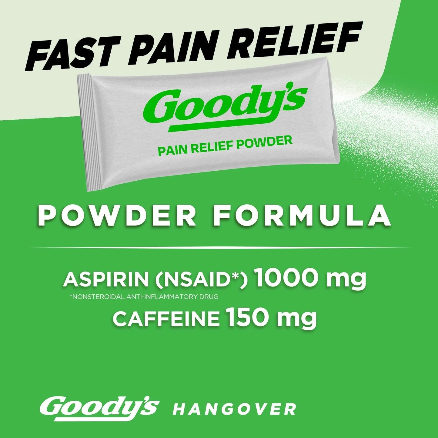 Goody's Hangover Powders, Fast Pain Relief & Boost of Alertness Berry Citrus, 4 ct (Pack of 1) - dailyvitalstore