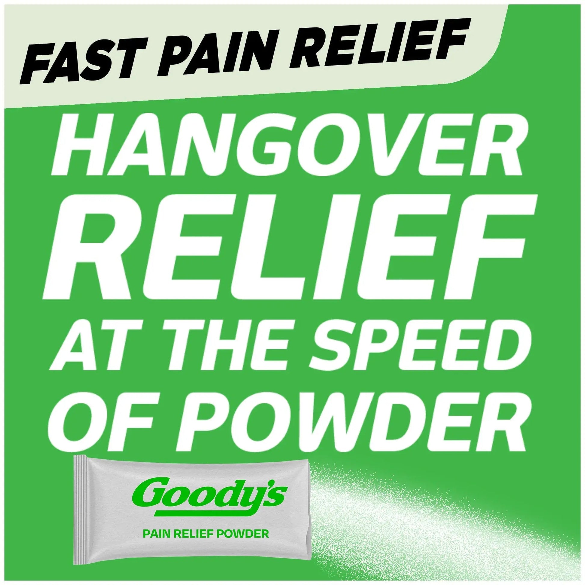 Goody's Hangover Relief Powder, Dual Action Fast Headache Pain Relief with Aspirin and Caffeine, Berry Citrus Flavor, 4 Powder Sticks, 6 Pack - dailyvitalstore